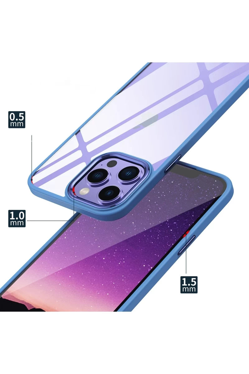 Apple iPhone 13 Pro Max Kılıf Power Silikon - Lila