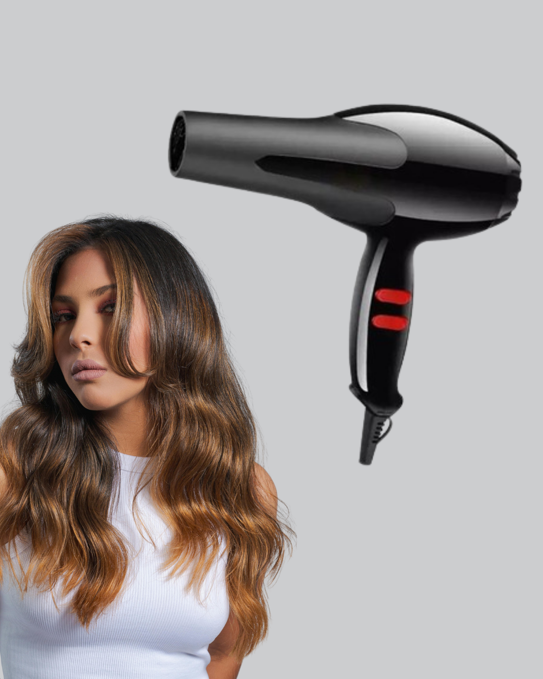 2200W Güçlü Motorlu Ergonomik Fön Makinesi