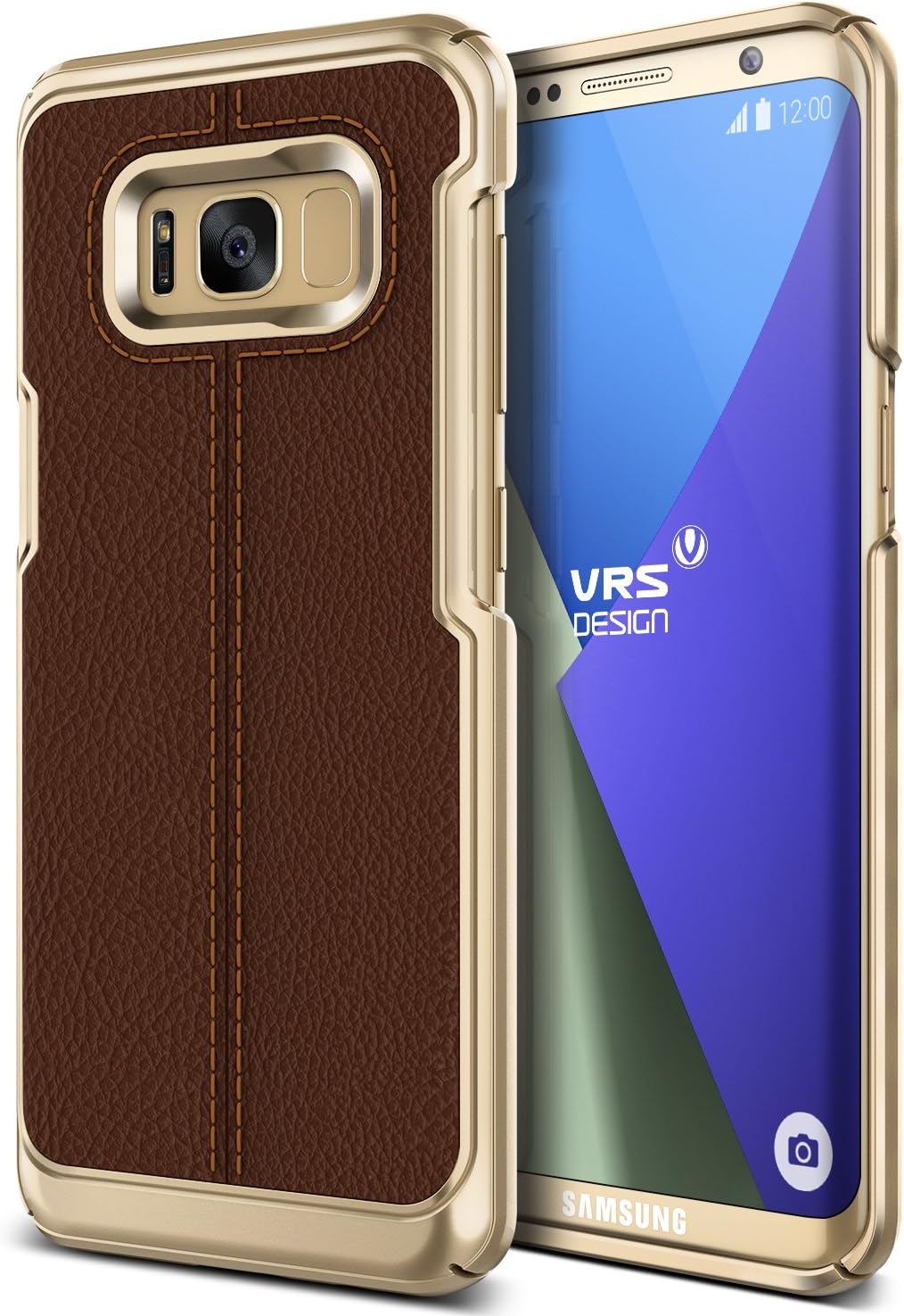 VRS85398 Galaxy S8 Simpli Mod Kılıf, Arka Kapak Brown