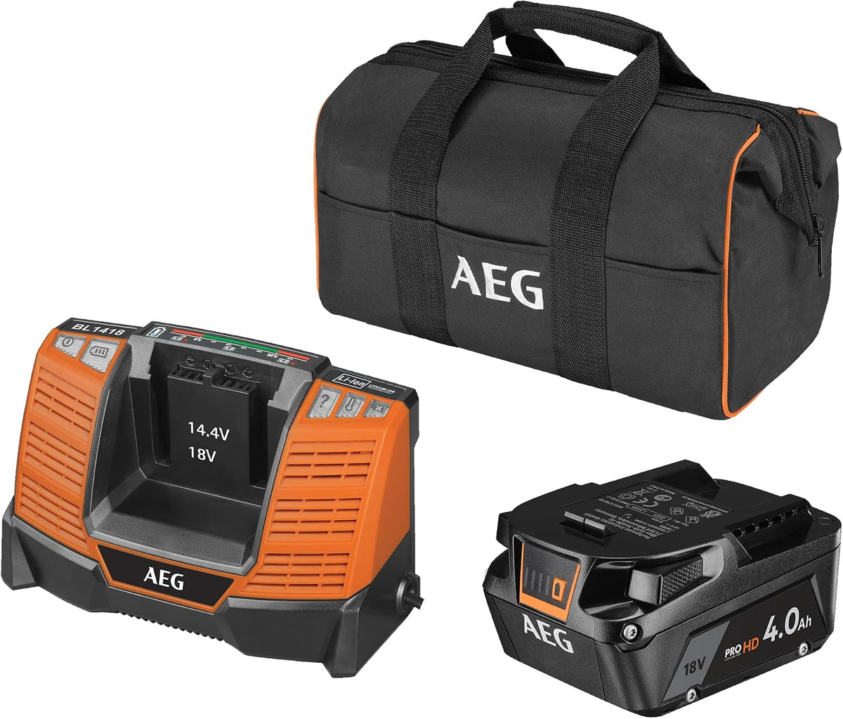 AEG 18 V Pro18V Akülü Başlangıç Seti, SETL1840SHD