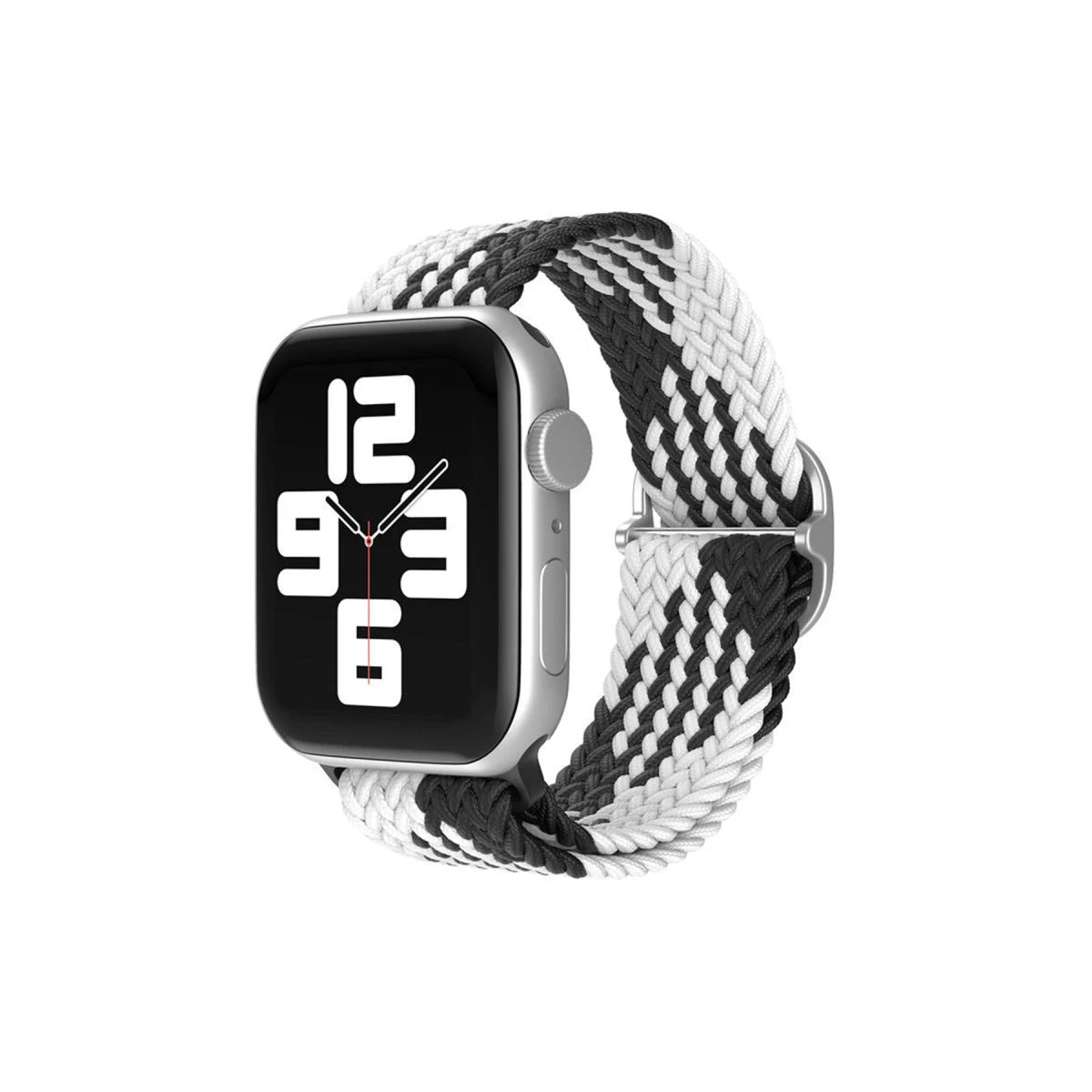 Apple Watch 38mm Star Kordon - Siyah-Beyaz