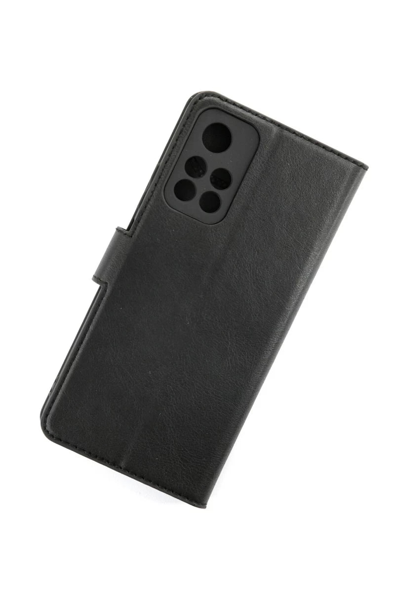 Xiaomi Redmi Note 11T Kılıf Trend S Plus Kapaklı Kılıf - Siyah