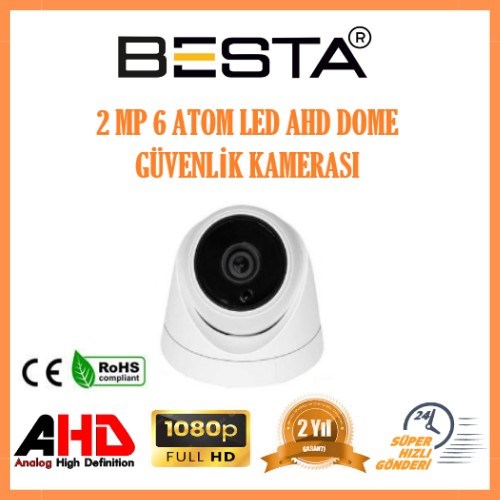 5 Mp Lens 2mp 1080P Full Hd Iç Mekan Dome Güvenlik Kamera Seti 1 Tb HDD Dahil