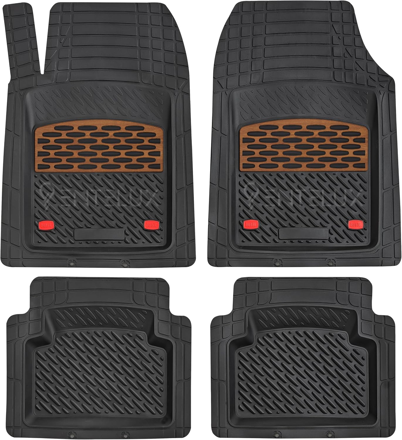 Hyundai İx55 2006-2007 Model ile Uyumlu 3D Havuzlu Kırmızı-Siyah Paspas