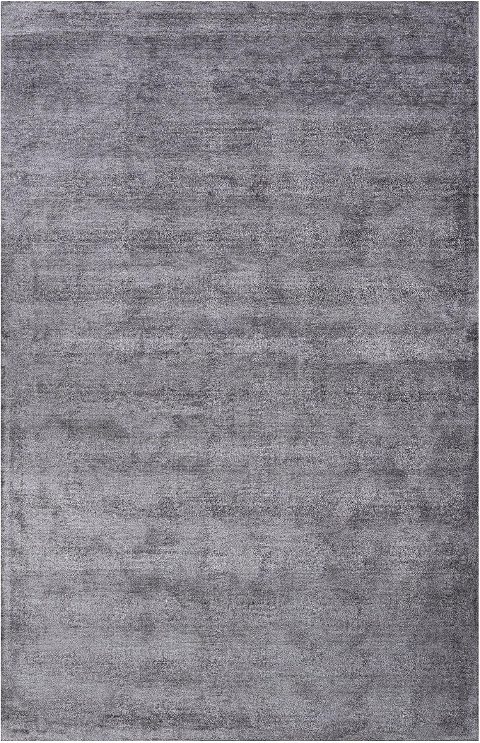 3S Gri Modern Modern Geometrik Etnik Eskitme Desenli Boho Makinada Yıkanabilir Hafif Hav Toz Vermez Leke Tutmaz Kaymaz Taban Dijital Makine Baskı Halı Oturma Odası Salon Yolluk Koridor Mutfak Halısı