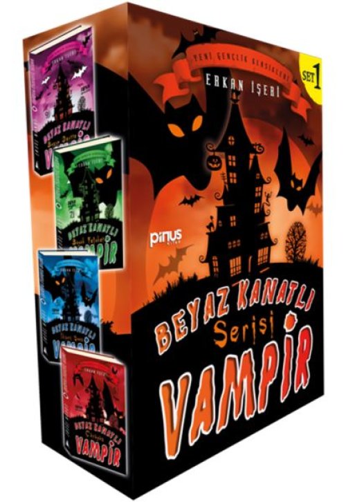 Beyaz Kanatlı Vampir Seti 1 - 4 Takım