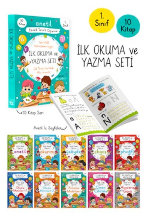 Anetil İlk Okuma ve Yazma Seti – 10