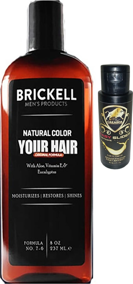 Brickell Saçsakal BEYAZLATICI237 ml Erkeklere Özel Şampuan + Caraboa Cinselkaydırıcı Jel