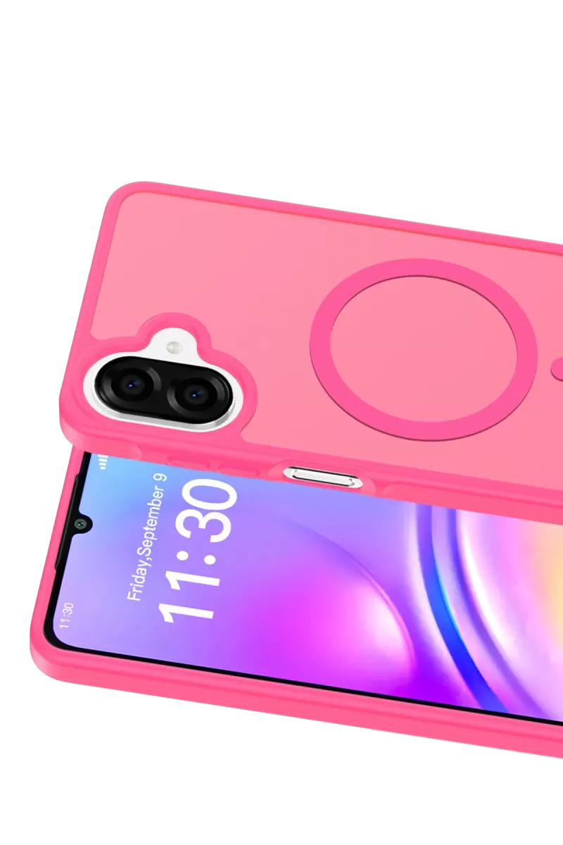 Galaxy A07 4G Jota Magsafe Kapak - Rose