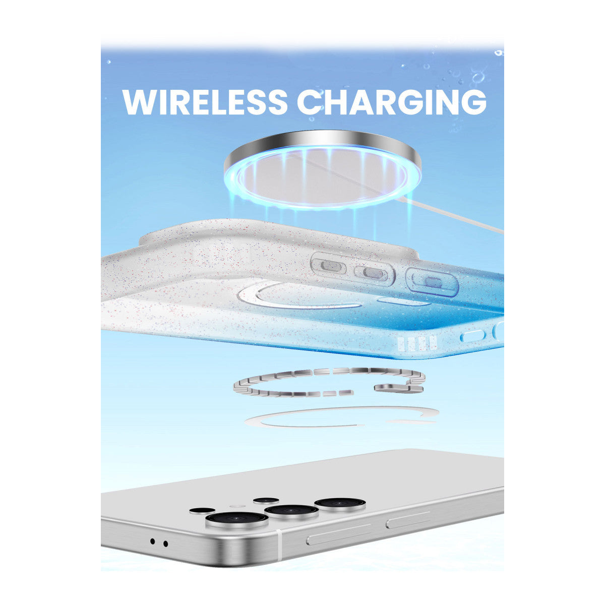 Galaxy S25 Plus Pummel Shiny Magsafe Kapak - Mor
