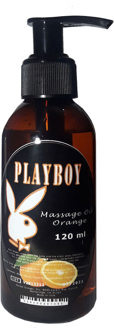 Playboy Orange Yağ Portakallı Erotiik Masaj Yağı 120ML Txnr - 120 ml Playboy Orange Massage Oil