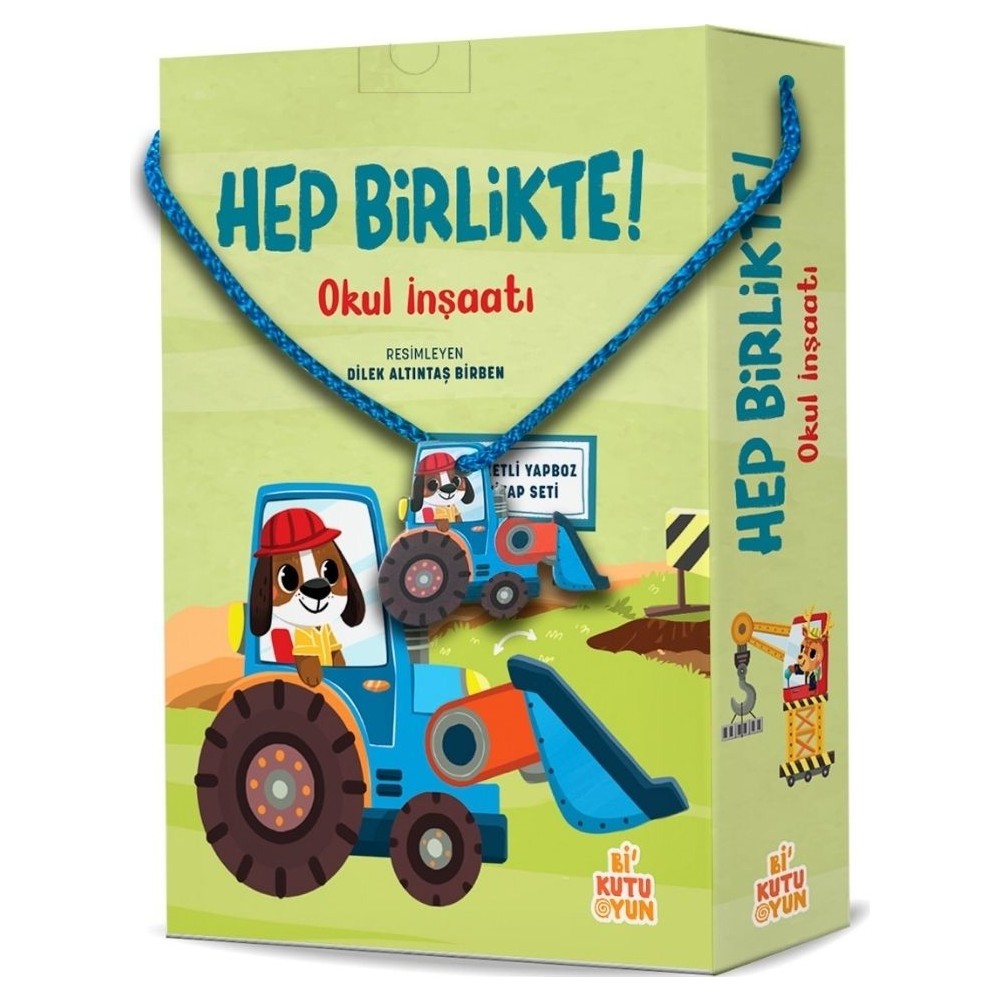 Bi Kutu Oyun Hep Birlikte! - Okul İnşaatı (Kitap ve Oyun