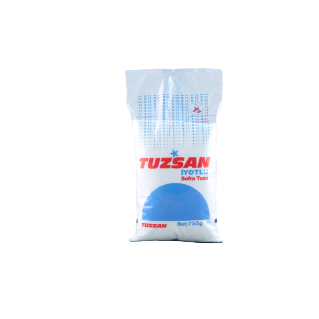 Tuzsan İyotlu Sofra Tuzu 750gr 1 Adet