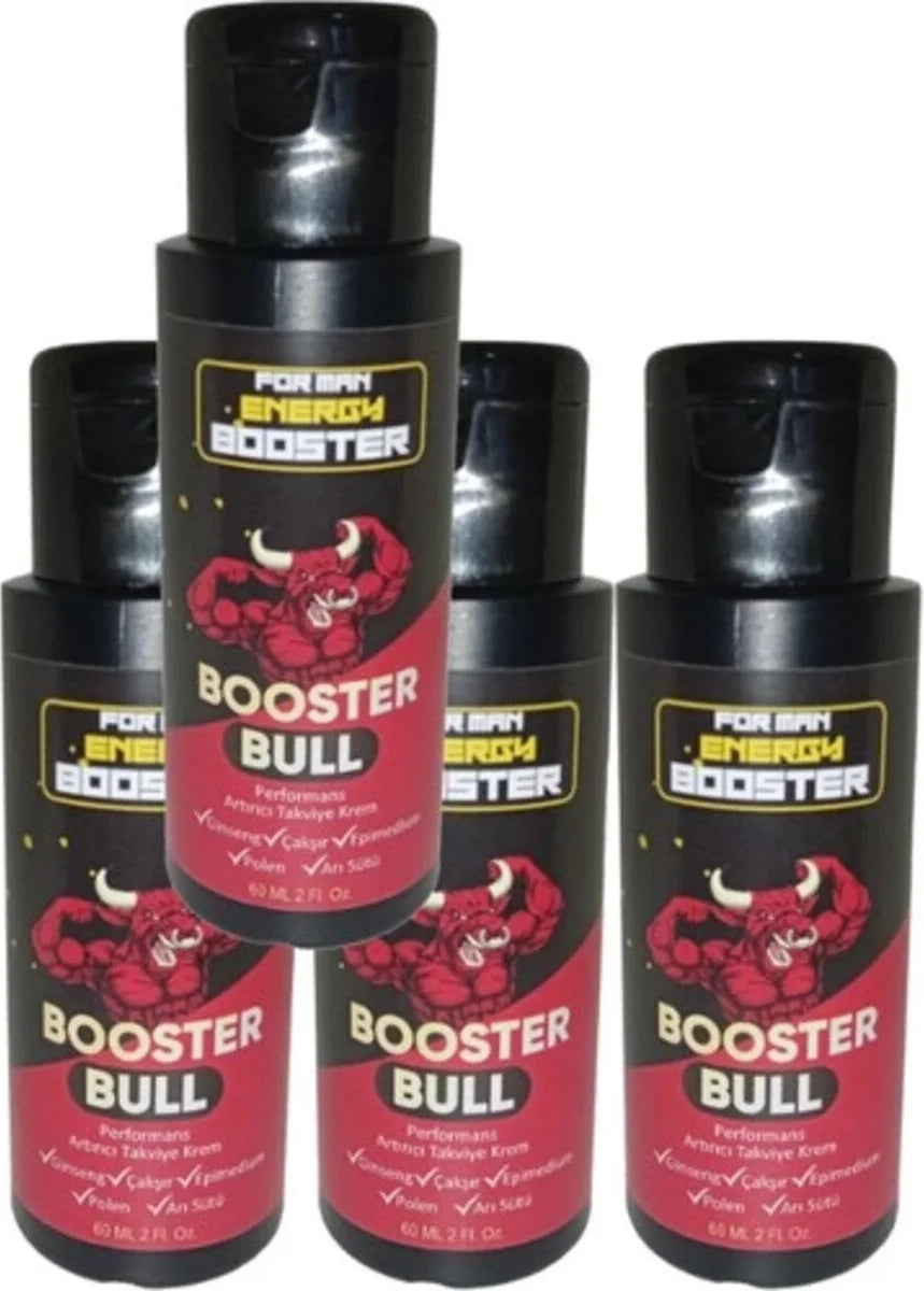 Booster Bull 4 Tane Erkeklere Özel Krem 60 ml / 4 Adet 60 ml