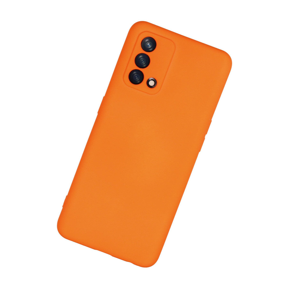 A74 4G Kılıf Nano içi Kadife Silikon - Turuncu