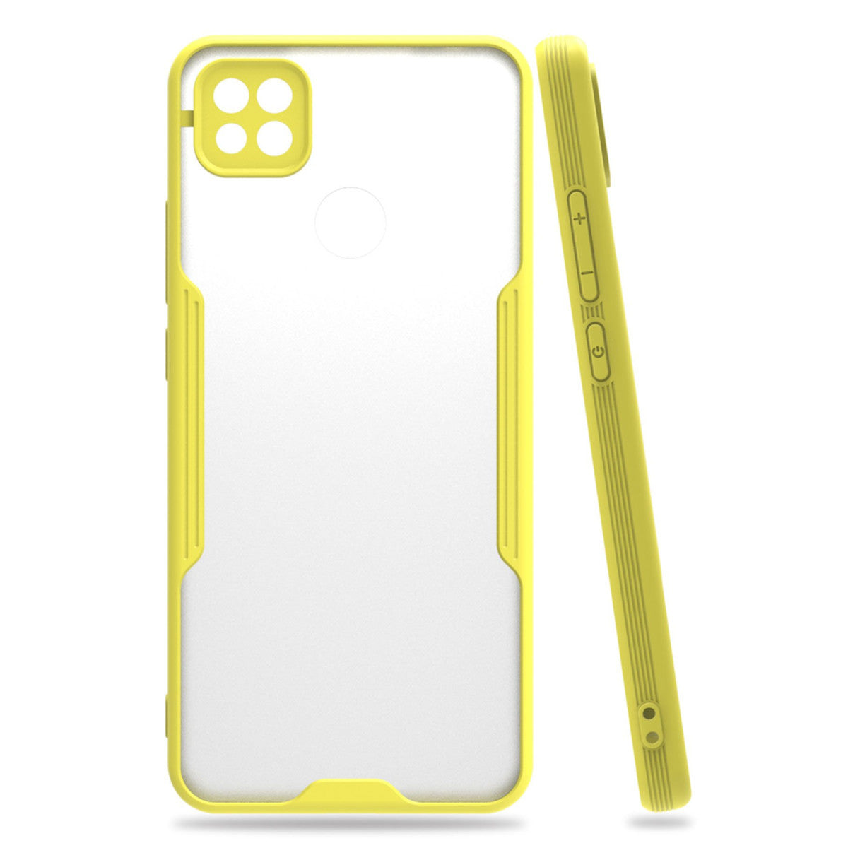 Redmi 9C Kılıf Platin Silikon - Sarı