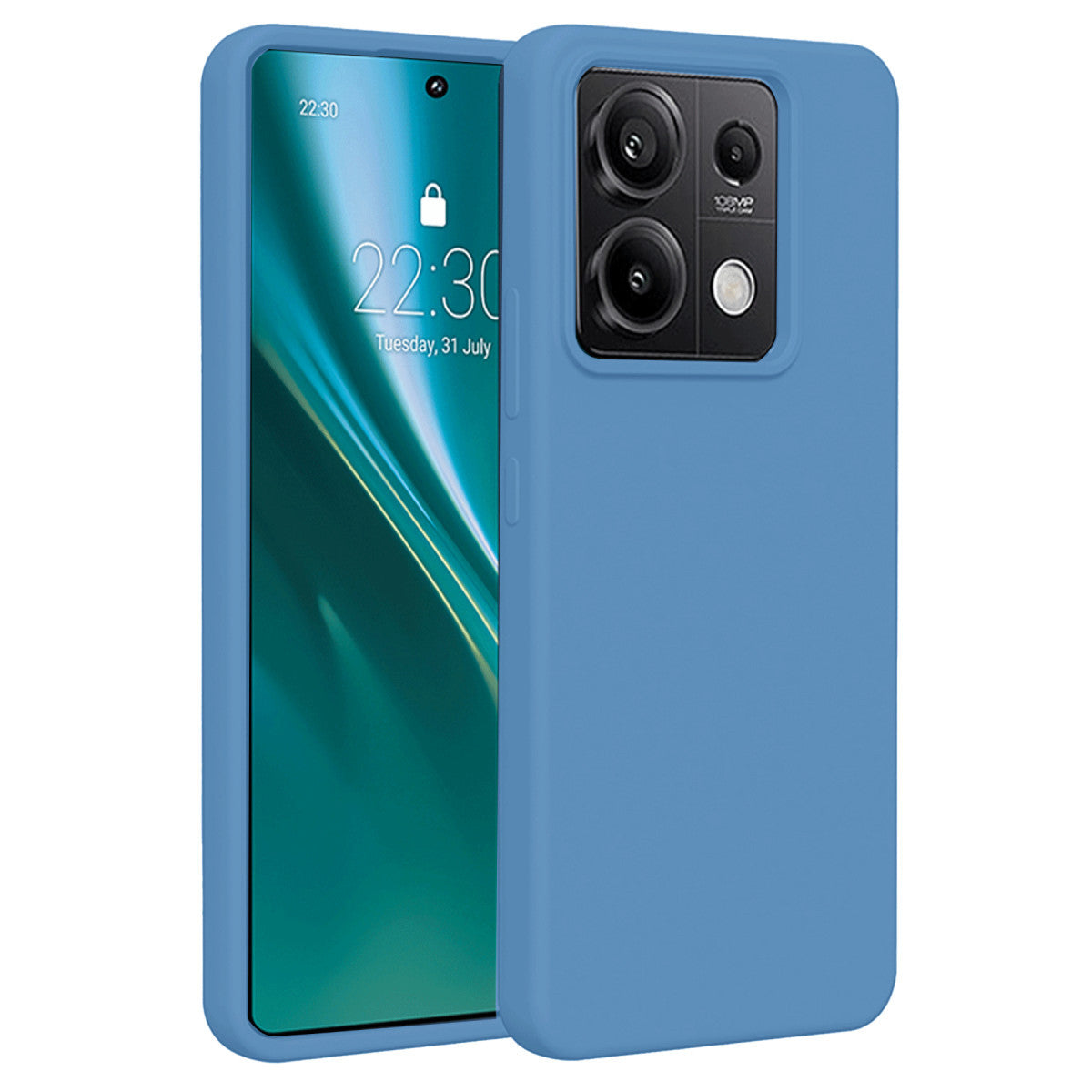 Redmi Note 13 Pro 4G Kılıf First Silikon - Mavi