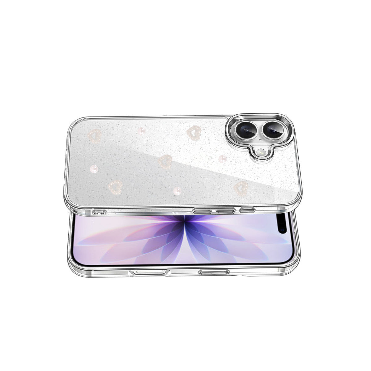 iPhone 16 Fiyonk Desenli Kapak - Desen 10