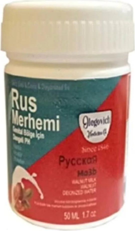 Olegovich Medicine Rus Merhemi Genital Bölge Tüy Dökücü Bakım Kremi 50 ml x 1 Adet