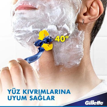 Kullan At Tıraş Bıçağı 12 Adet Hassas Cilt Dostu Tasarım