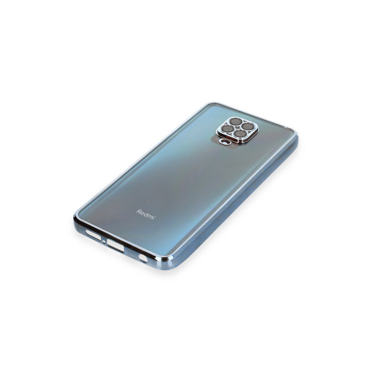 Redmi Note 9 Pro Kılıf Razer Lensli Silikon - Açık Mavi