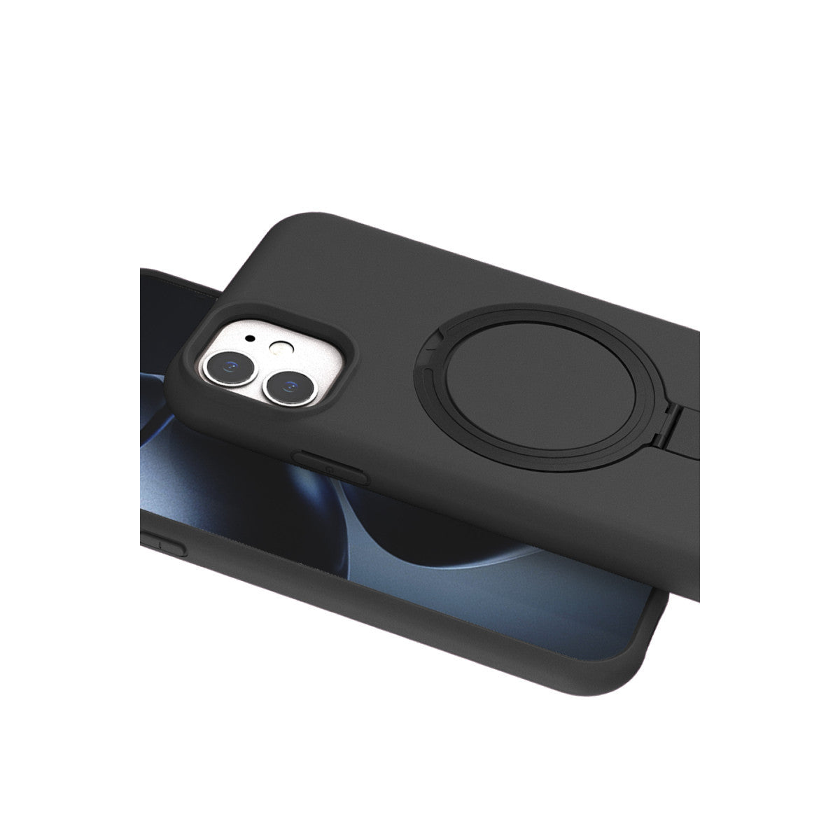 iPhone 11 Regal Magsafe Standlı Kapak - Titan Gri