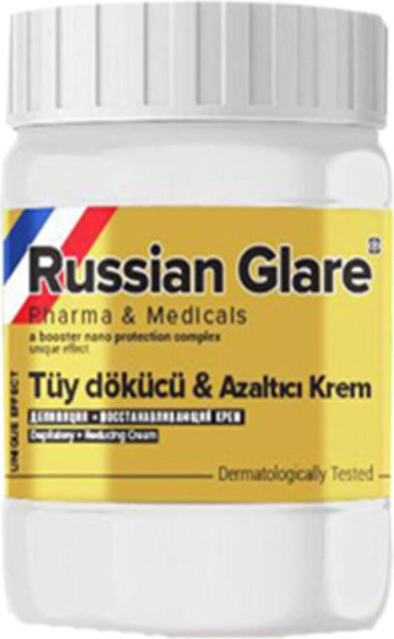 Three Brand 50 ml Arnavut Aklık Kremi 1 Ad + Russıan Glare Tüy Dökücü Azaltıcı Merhem 50 ml 3 Ad
