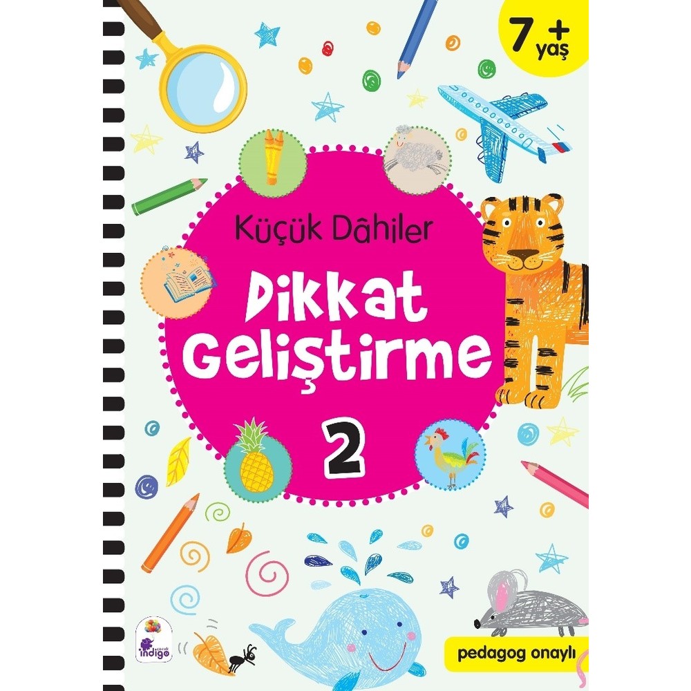 Küçük Dahiler: Dikkat Geliştirme 2 - Eğitici ve Eğlenceli Kitap