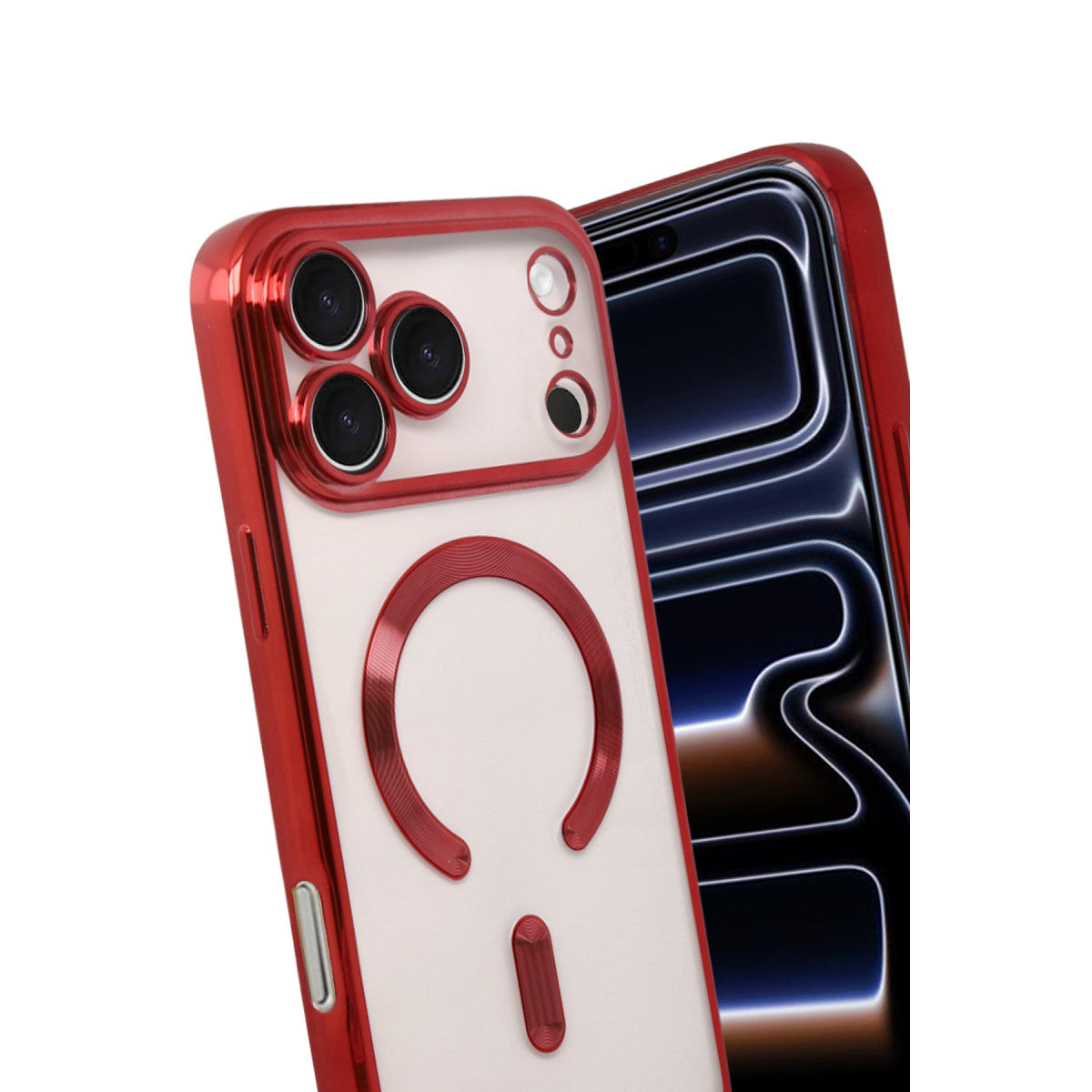 iPhone 17 Pro Kross Magneticsafe Kapak - Kırmızı