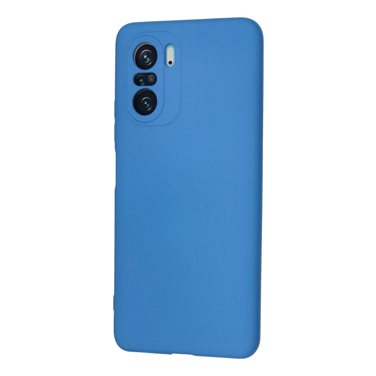 Poco F3 Kılıf Nano içi Kadife Silikon - Mavi