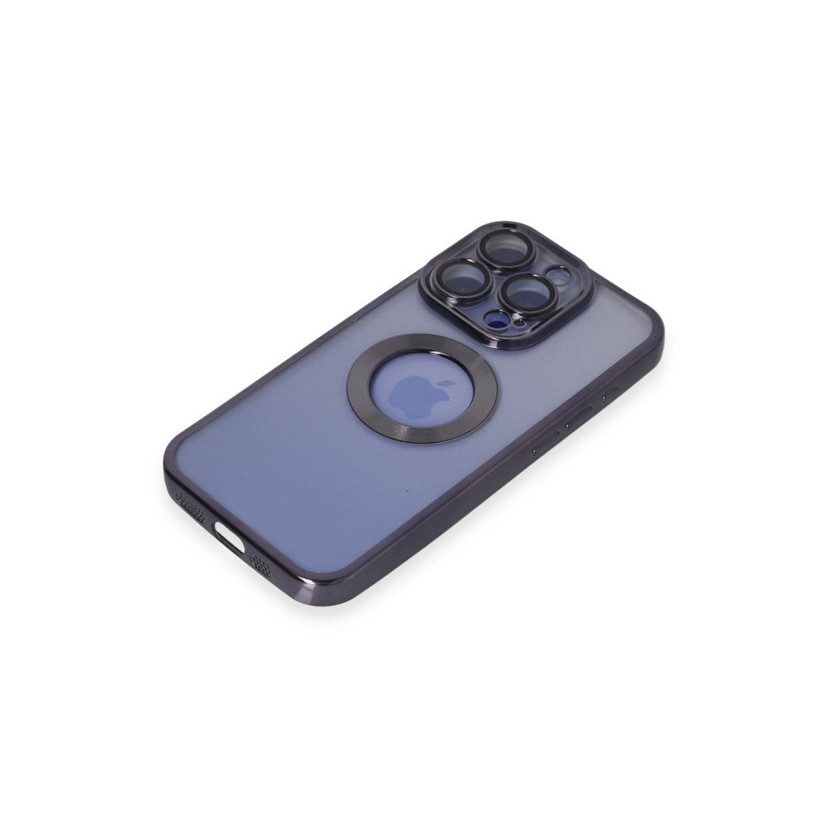 iPhone 15 Pro Max Kılıf Slot Silikon - Mor