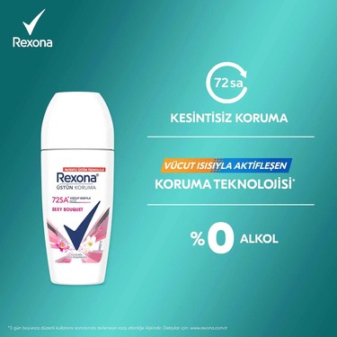 Kadın Roll On Deodorant, 50 ml Üstün Koruma ve Ferahlatıcı