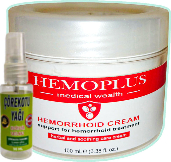 Hemoplus 100 ml Analbakım Kremi + Çörek Otu Yağı Yağı 30 ml