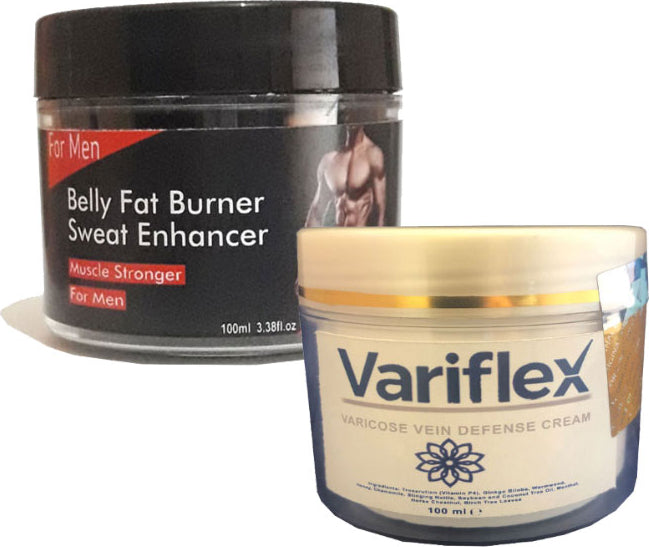 Variflex Bacak Bakım Krem 100 ml + Erkeklere Eelhoe Fatburnerman Krem