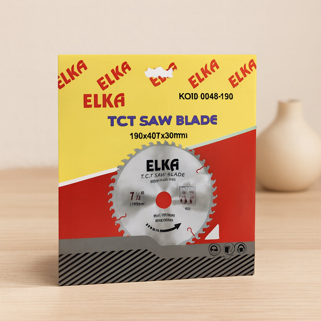 190 mm TCT Testere Bıçağı 40 Diş 30 mm Göbek Ahşap/Sunta