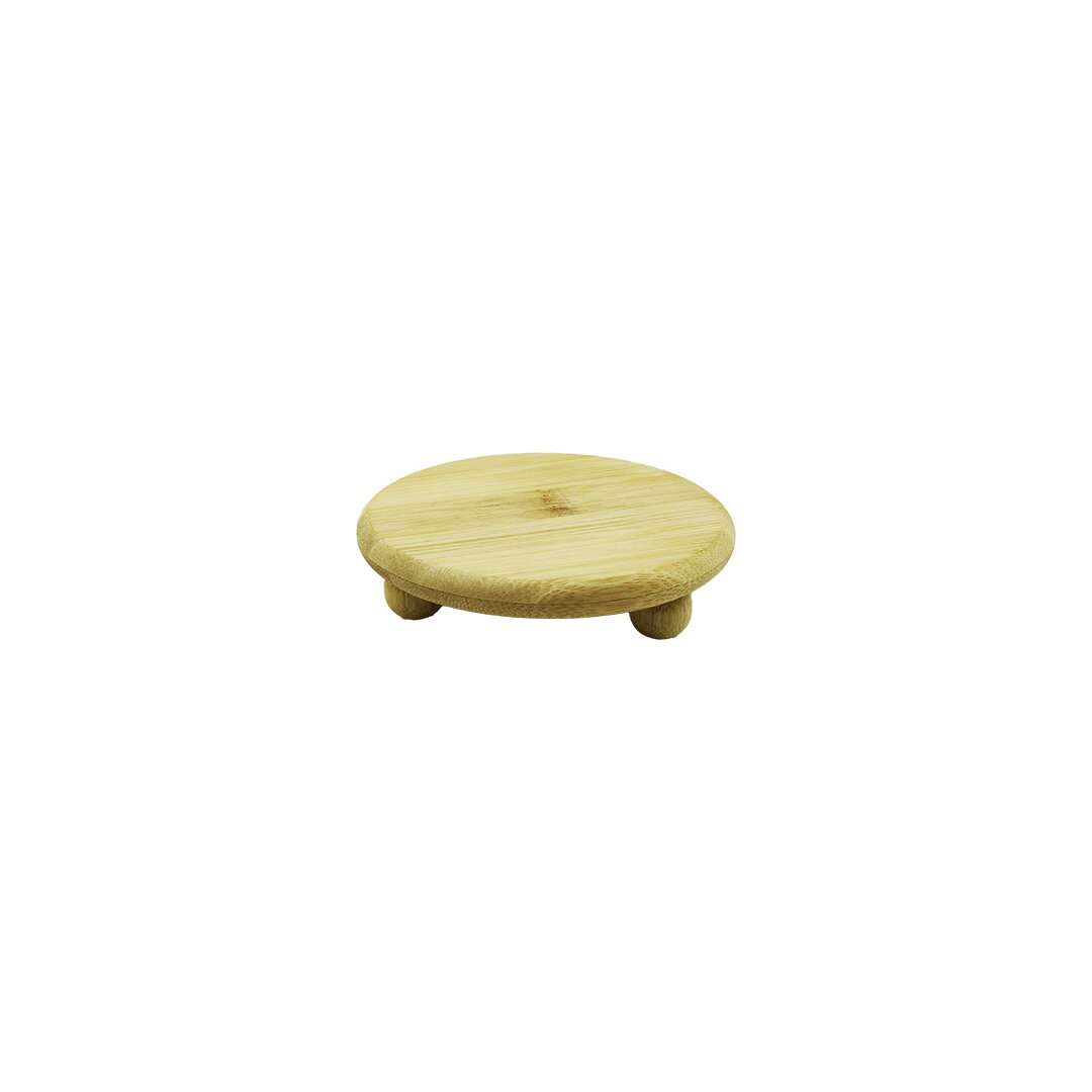 BAMBOO BAMBU SUNUM TABAK AYAKLI 11X11CM (5643)