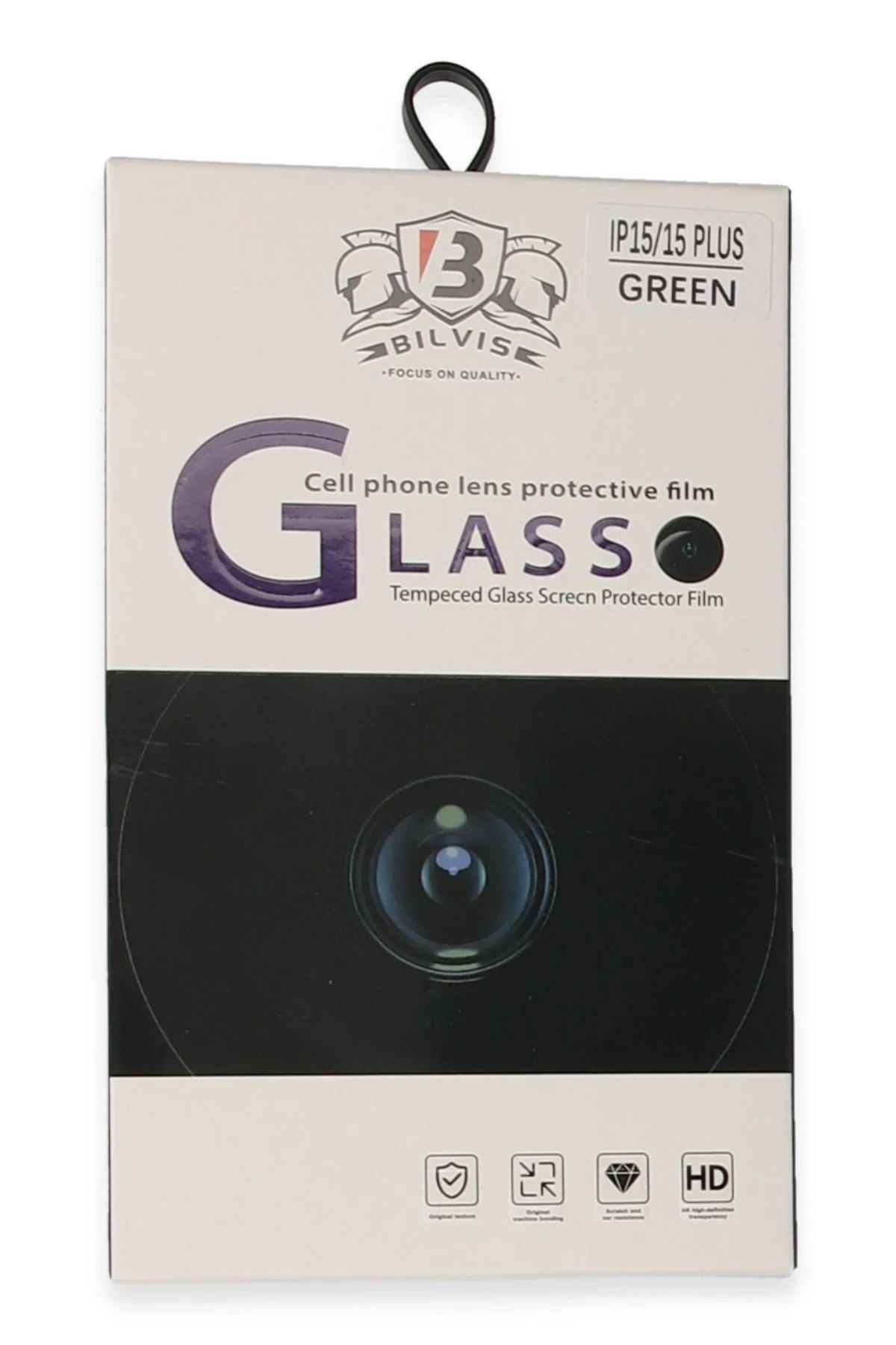 iPhone 15 Bilvis Titan Kamera Lens - Yeşil