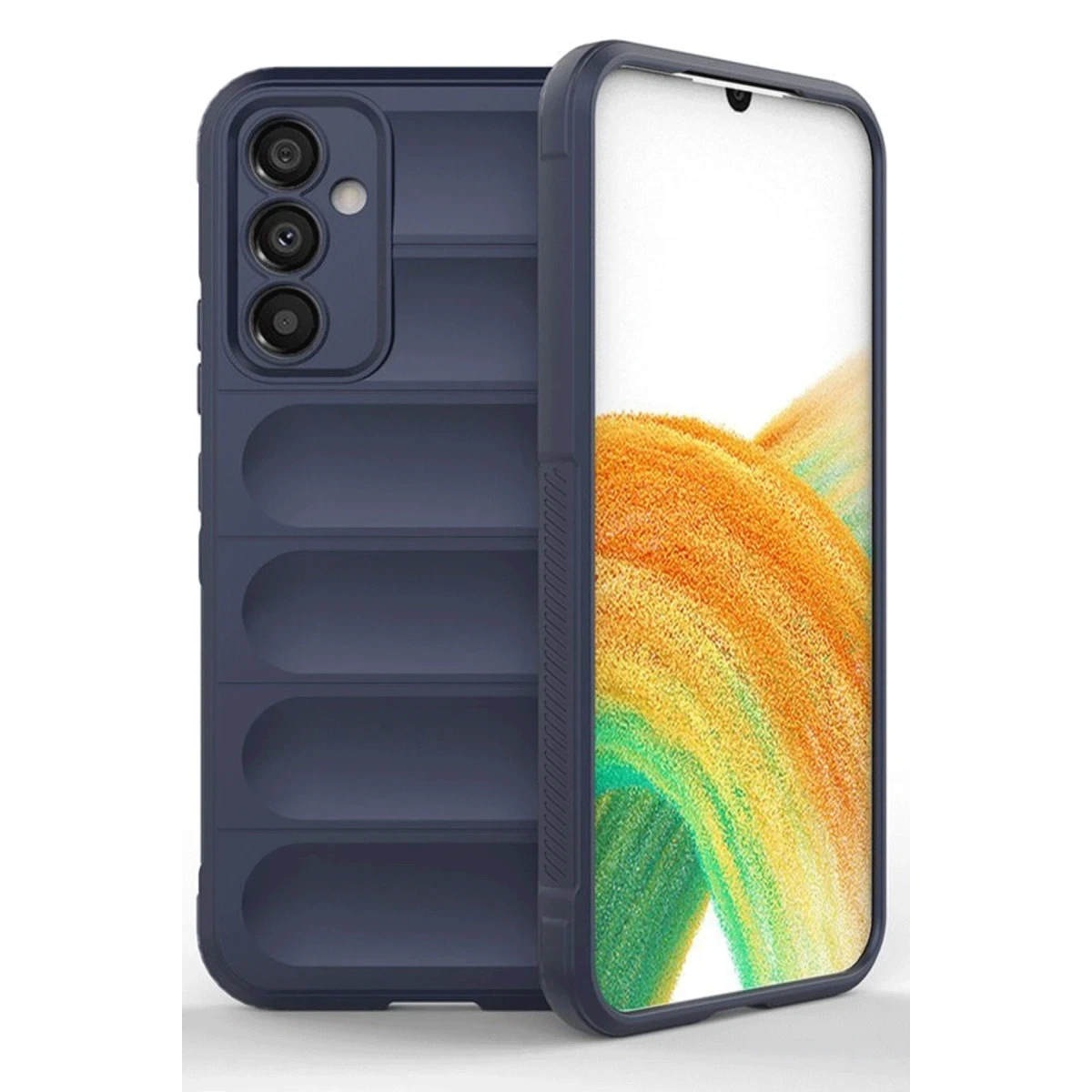 Samsung A56 Kılıf Optimum Silikon - Lacivert
