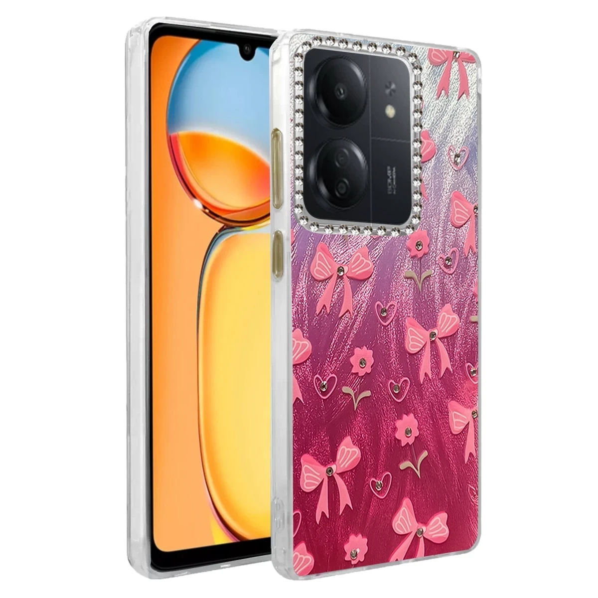 Redmi 13C Kılıf Blade Aynalı Desenli Kapak - Desen 3