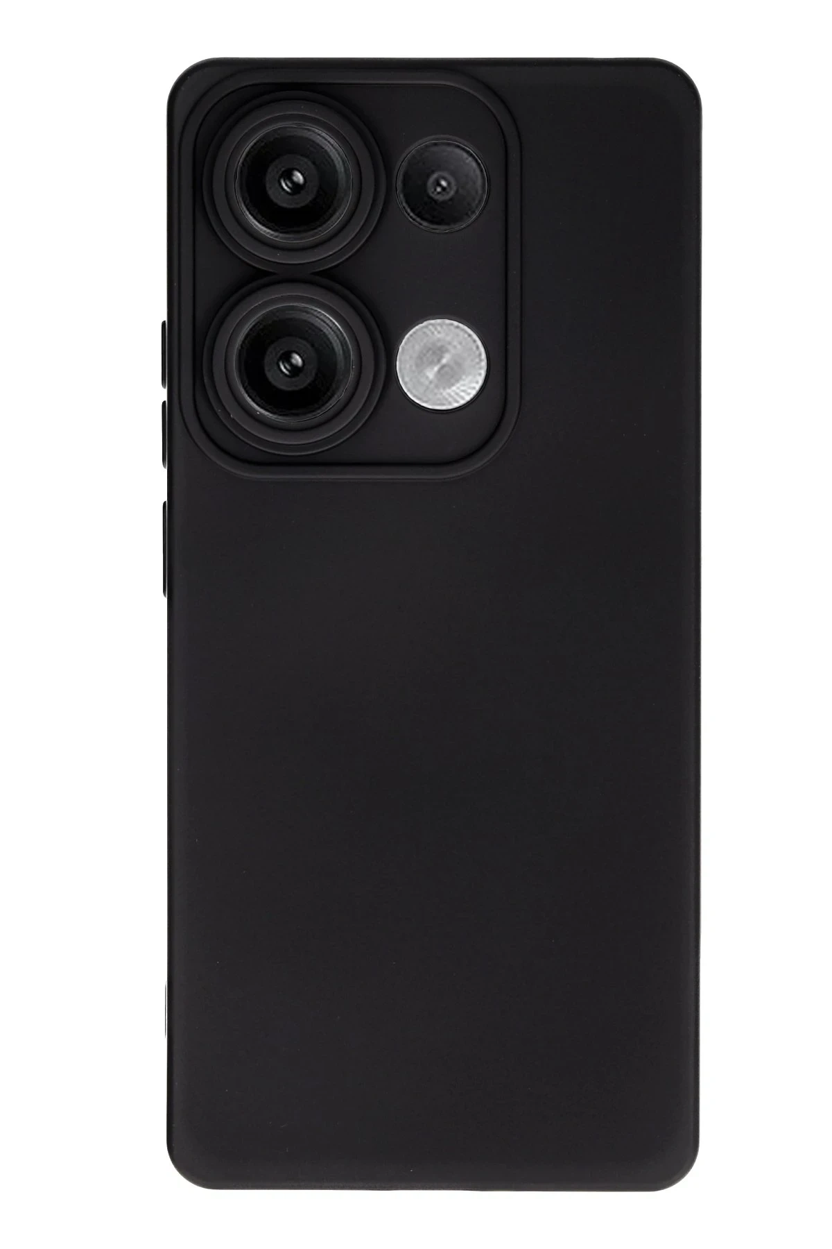 Redmi Note 13 Pro 4G Kılıf Nano içi Kadife Silikon - Siyah