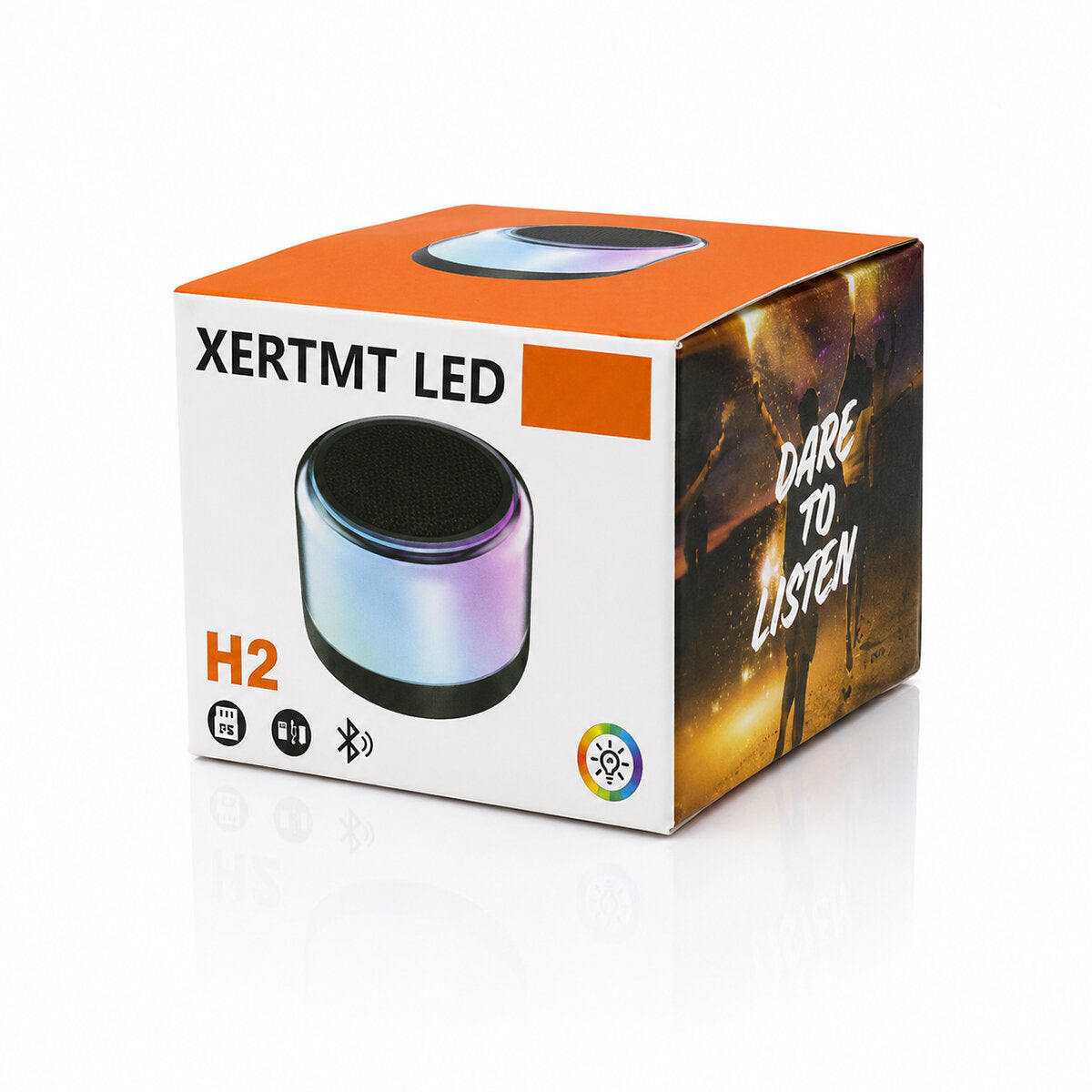 Bt - Sd - Usb Şarjlı Rgb Işıklı Bluetooth Wireless Speaker Hoparlör 3W PL-4675