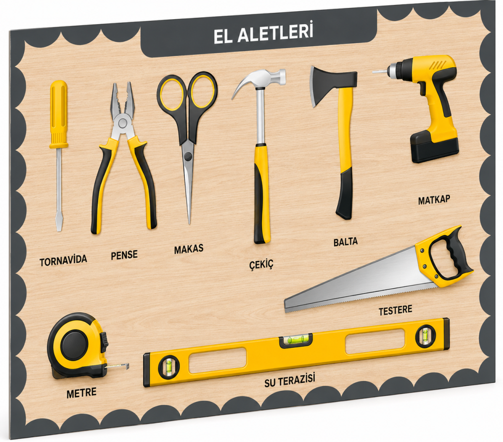 3210 Ahşap El Aletleri Bul-tak