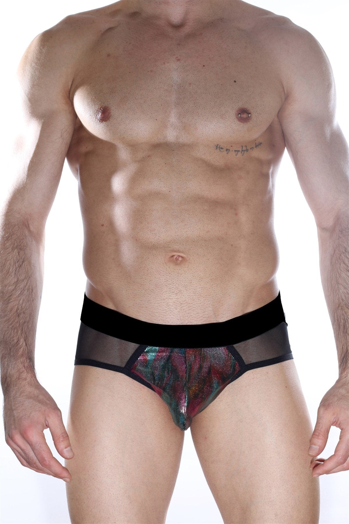 Desenli Jkstrap - Renkli / XL