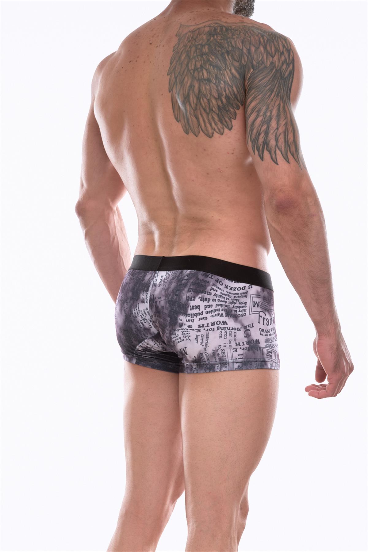 Erkek Desenli Boxer - Renkli / XS