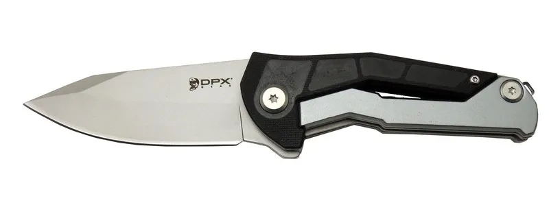 Dpxgear Sugga 915b Bk Siyah Ampamp Beyaz Kamp / Outdoor Çakı 17,5cm - Yarı Otomatik, Kemerlikli, Kutulu