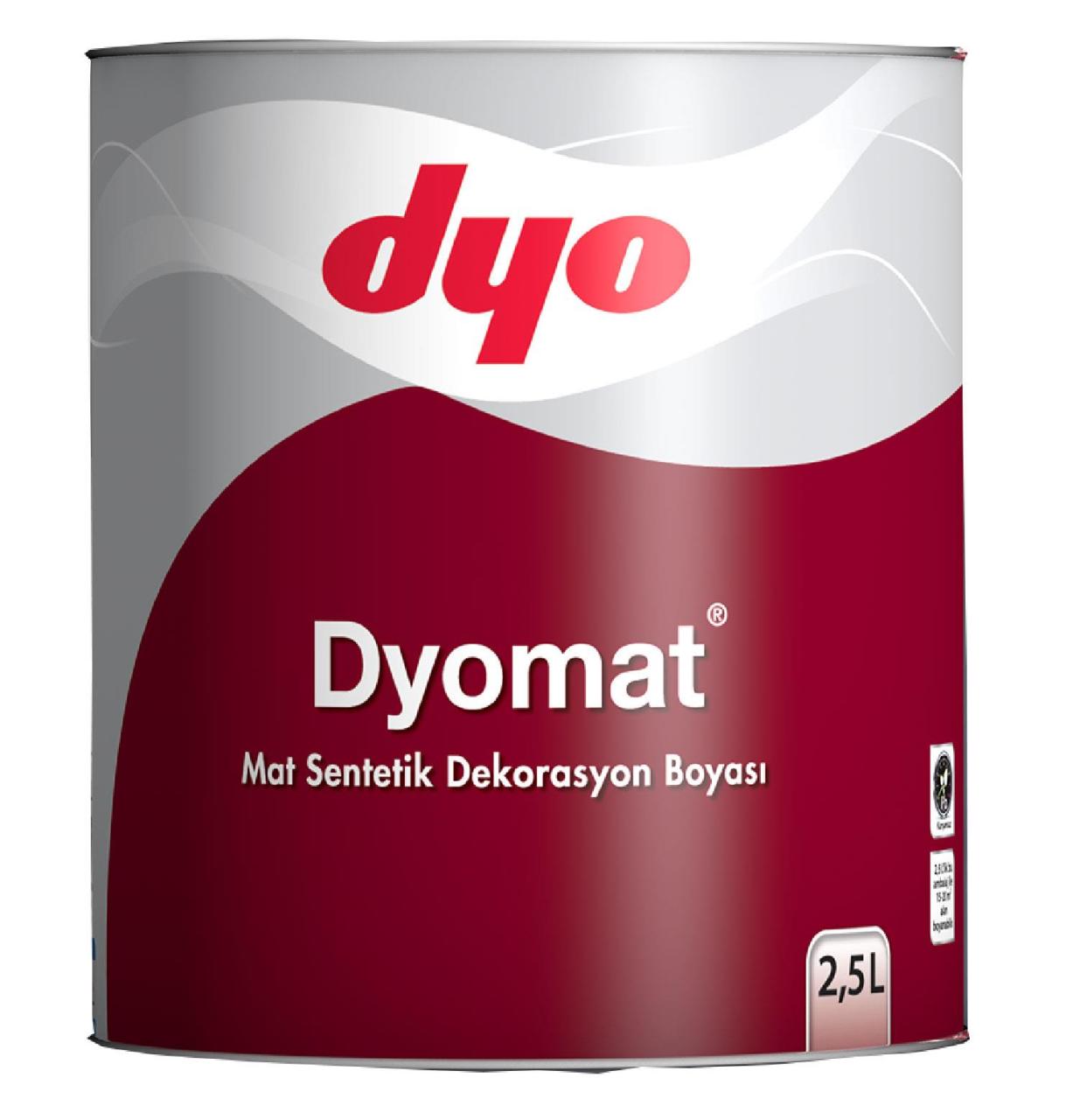 mat Mat Dekorasyon Boyası 2,5 Litre Siyah