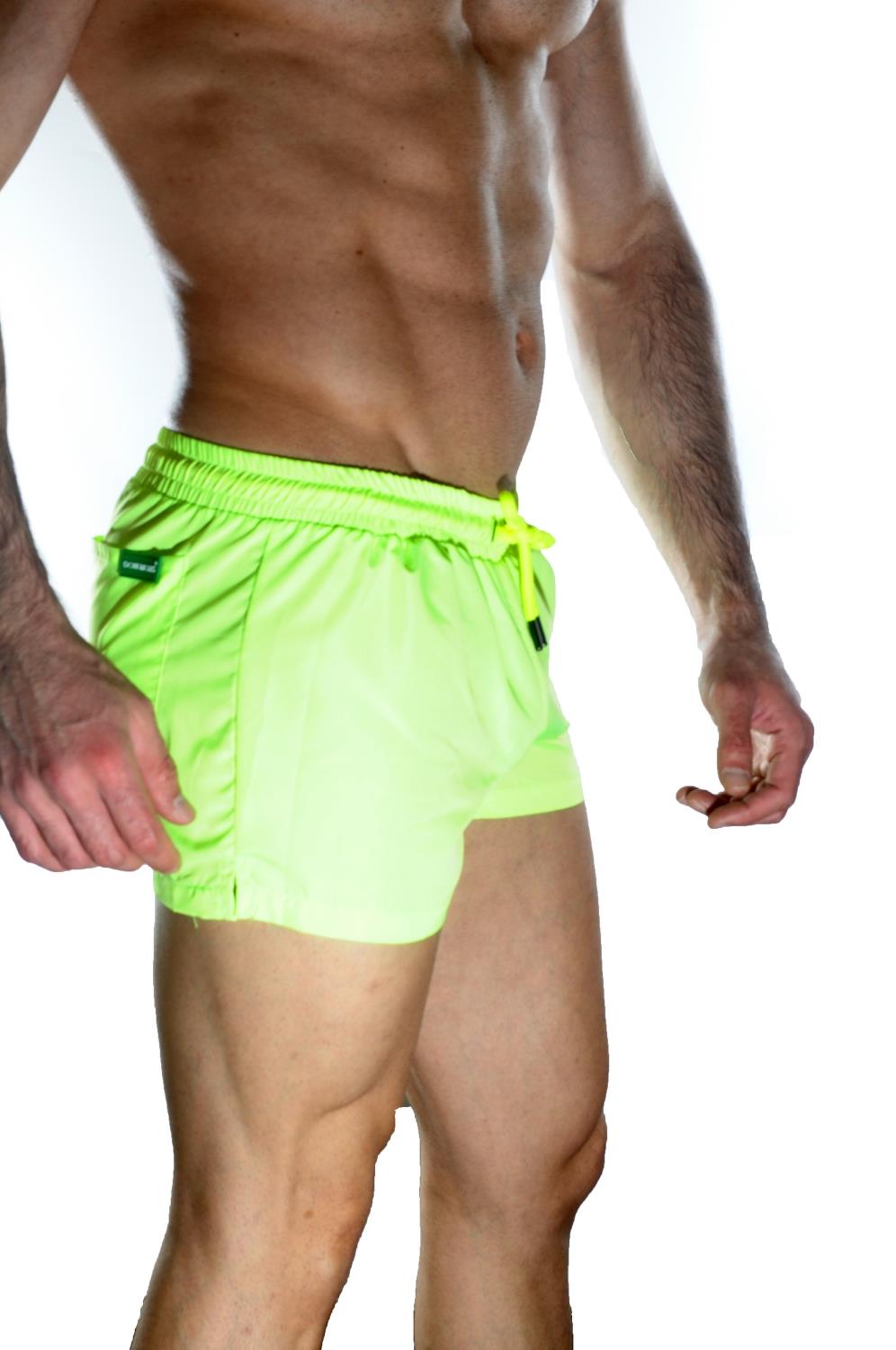 Erkek Neon Mini Mayo Short - Renkli / XS