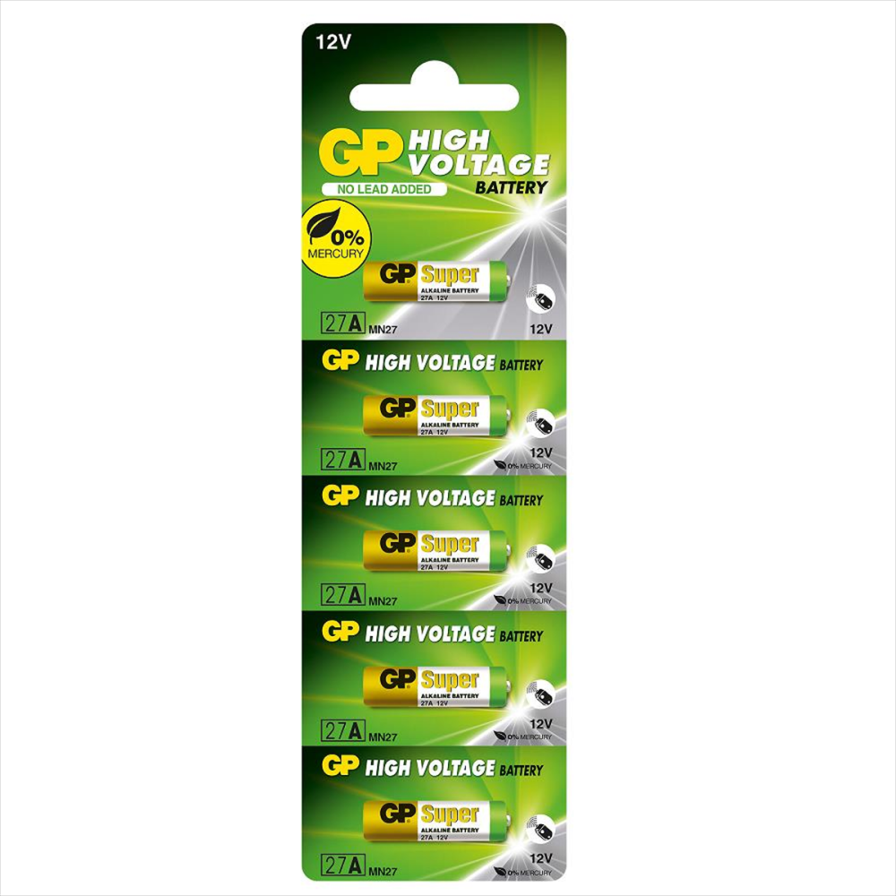 GP 27A 12V lin Pil 5'li Paket