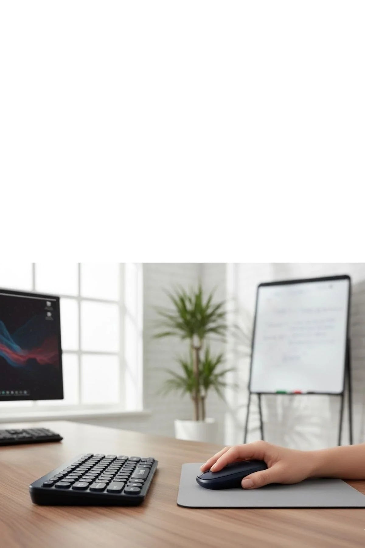 Kablosuz Lacivert Bluetooth Klavye Mouse Seti – Yuvarlak Tuşlu Tasarım, Türkçe Q Dizilim, Taşınabilir, Ev ve Ofis Kullanımına Uygun