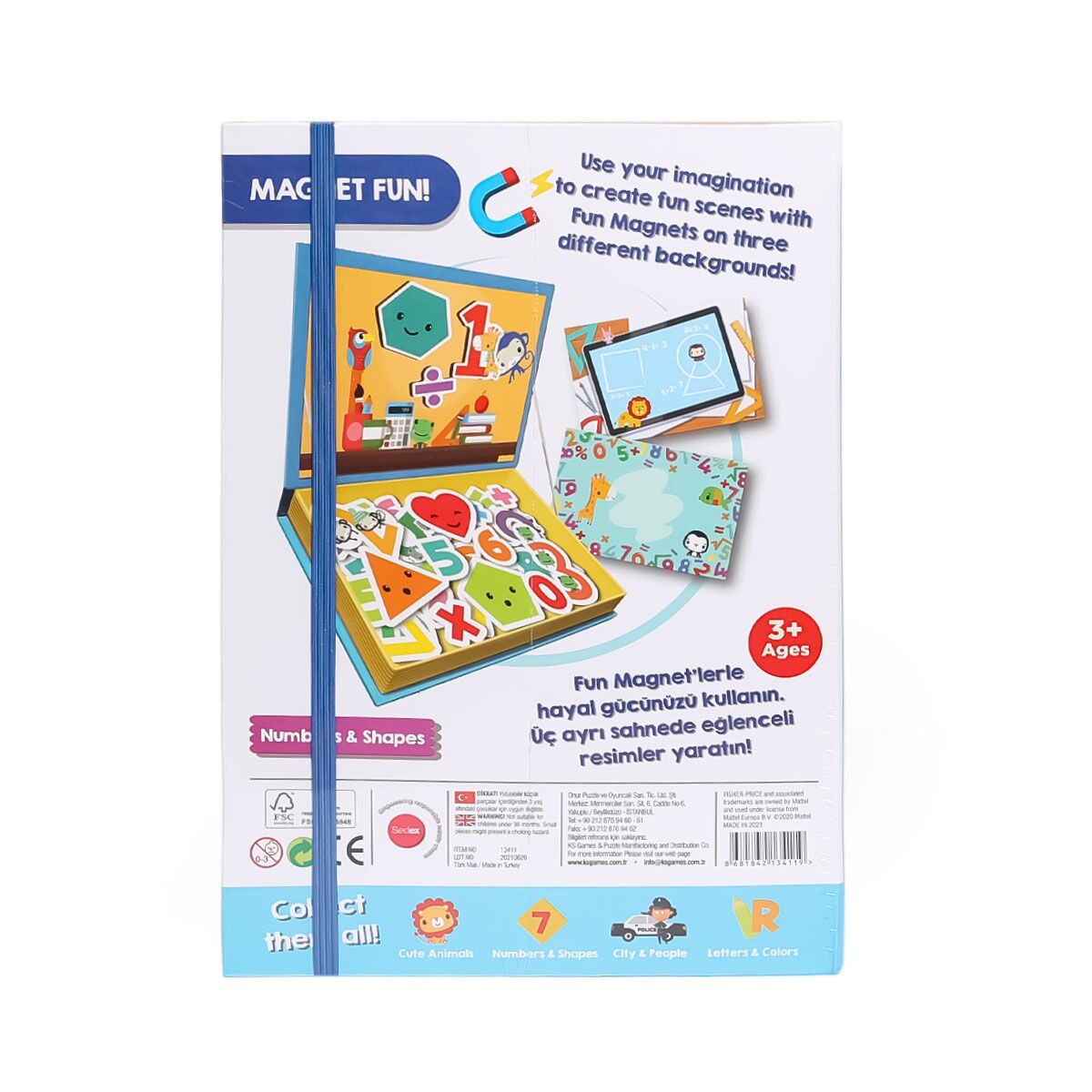 FP 13411 Baby Puzzle Numbers Shapes -KS Puzzle